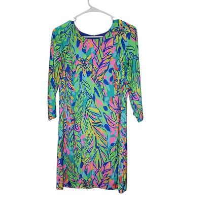 Lilly Pulitzer Carol Shift Dress in Multi Hot Spot Size 2 Colorful Bold Printed