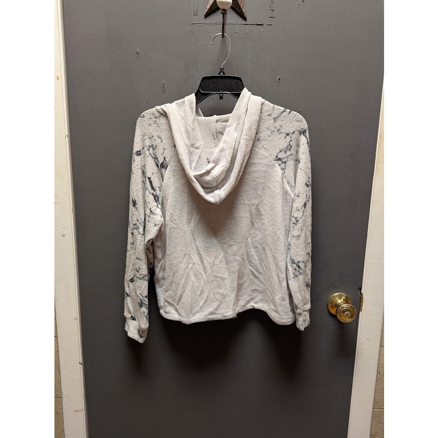 Poof Apparel Hoodie Sweatshirt Size Medium tie dye long sleeve drawstring waist