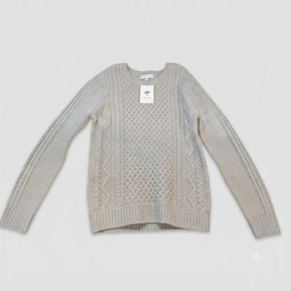 NWT Tucker + Tate Textured Knit Oatmeal Heathered gray Sweater (Size 7)