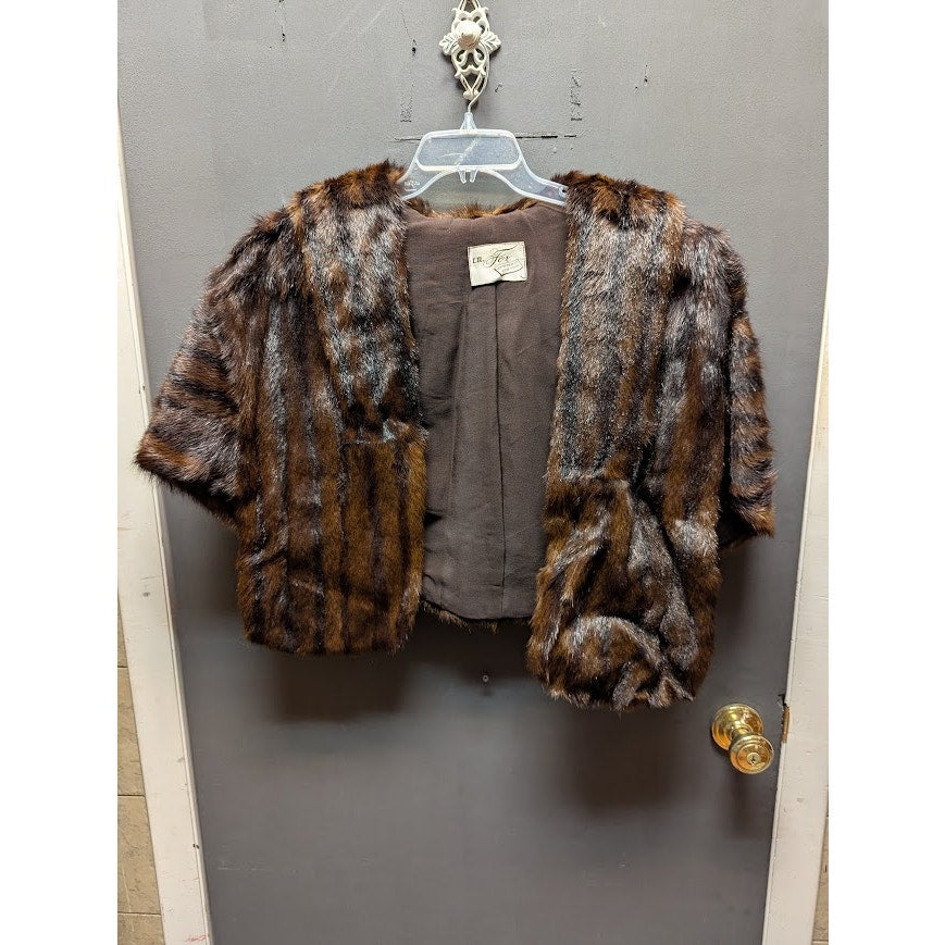 Vintage I.R. Fox New York Real Fur Stole Capelet 1950s Mid-Century Mink Wrap