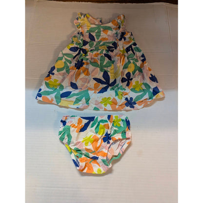 Carter's Baby Girls Floral Sleeveless Top and Bloomers Set 9 Months