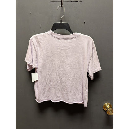 Treasure & Bond Size XL YOUTH 14/16 purple short sleeve Shirt top graphic cotton