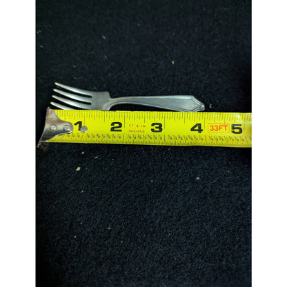 International Sterling Silver Cocktail Seafood Fork Art Deco Flatware Replacemen