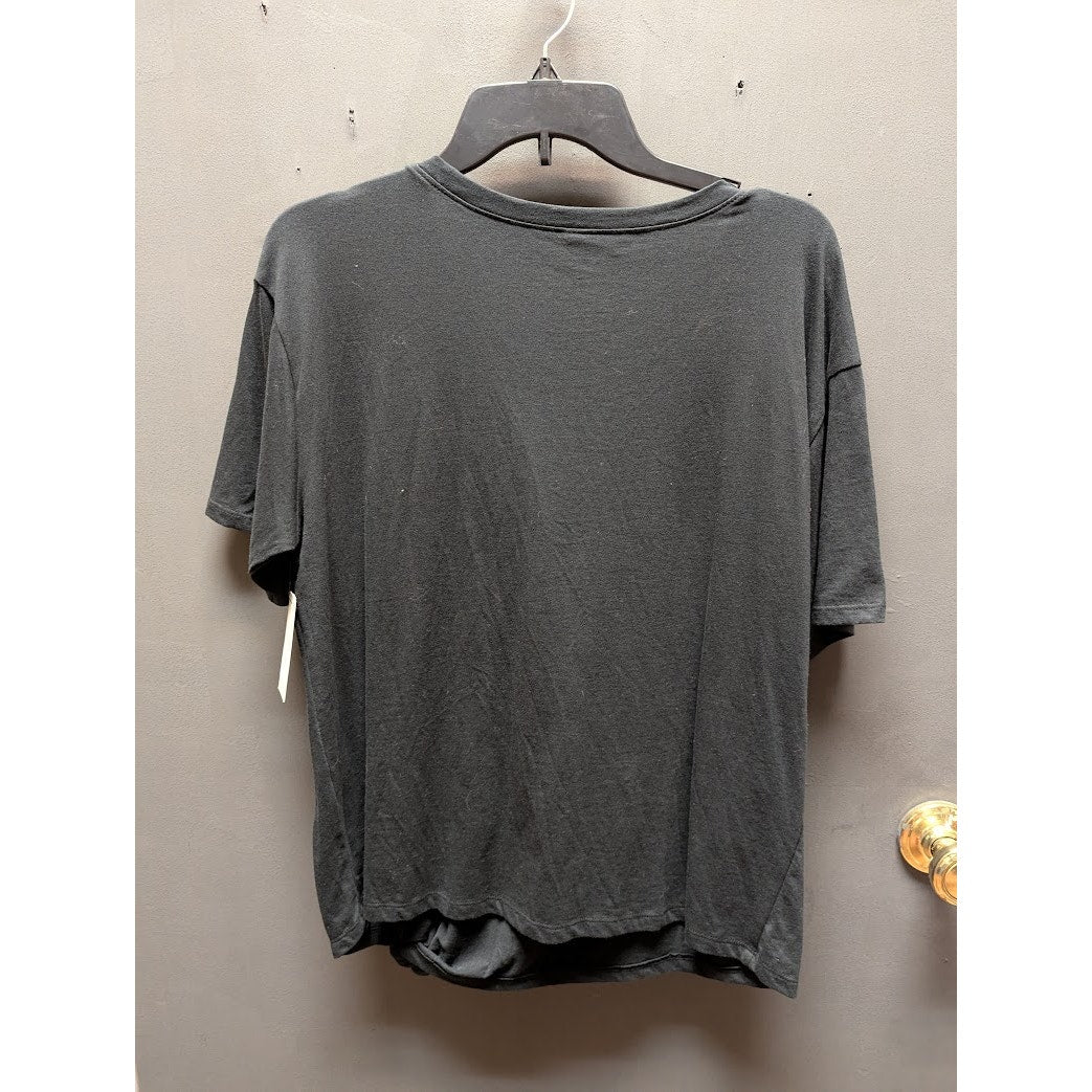 BP. Size XL black casual tee shirt t-shirt short sleeve Knotted detail NEW