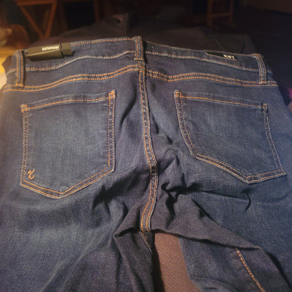 Kut From The Kloth Catherine Boyfriend Jeans Size 8 Dark Wash High Rise NEW