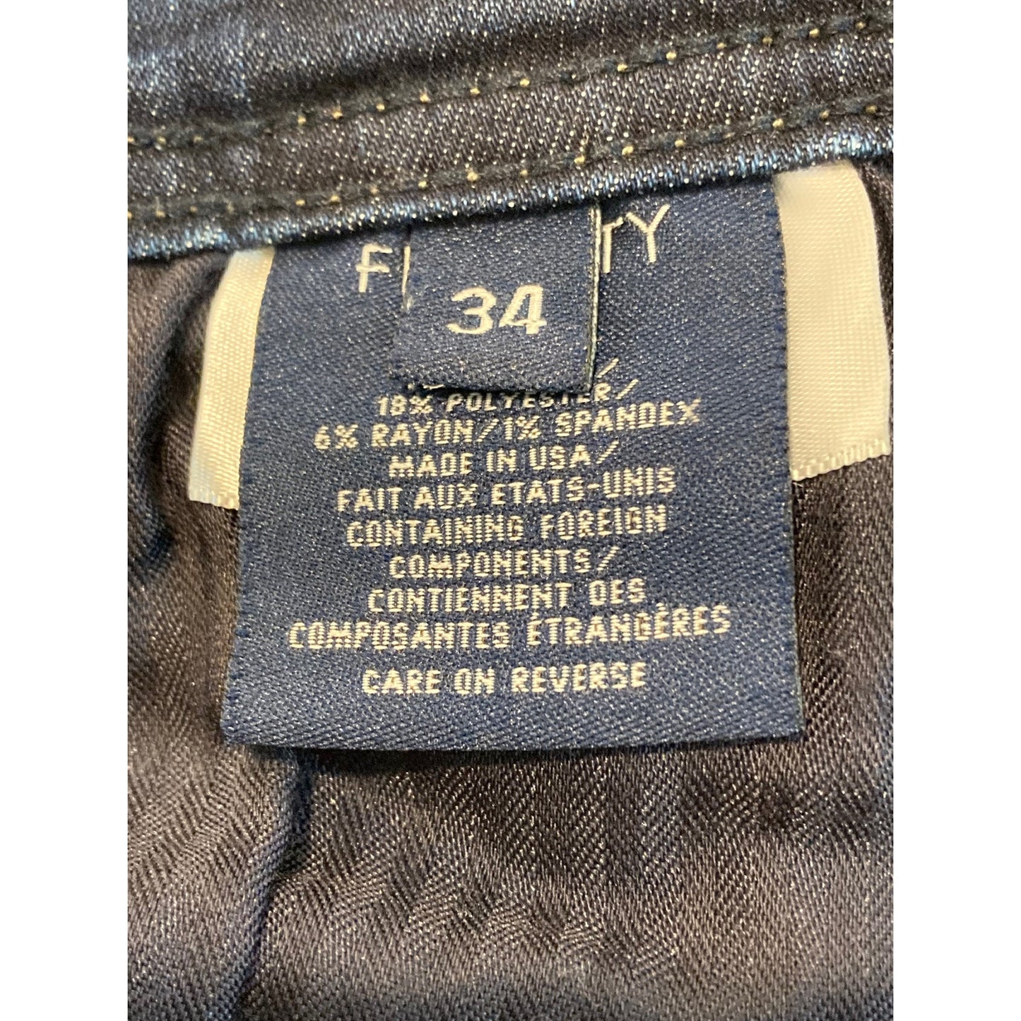 Fidelity Denim Jimmy Slim Straight Leg Jeans 34x31 Empirical Blue NWT USA Made