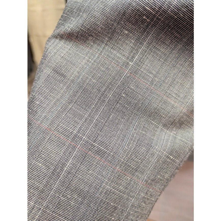 Christian Dior Monsieur Vintage 43R Gray Glen Plaid Check Blazer Sport Coat