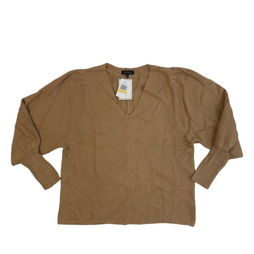1.STATE NWT Wild Oak Waffle Knit Sweater Top Size MEDIUM NEW