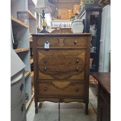 Secondhand Sandies: Solid wood Small space 4 Drawer dresser