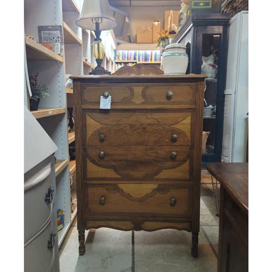 Secondhand Sandies: Solid wood Small space 4 Drawer dresser
