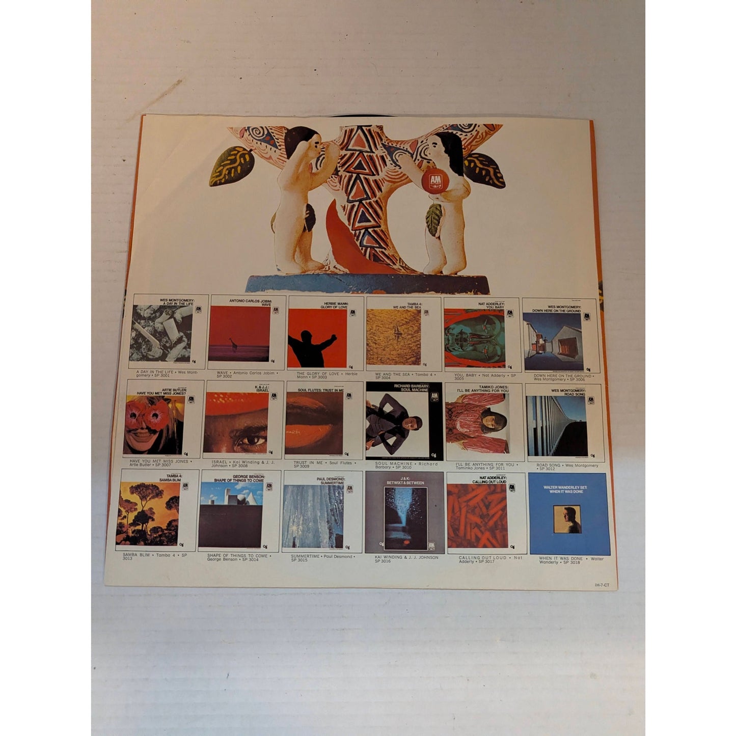 Vintage Paul Desmond Summertime A&M CTI SP 3015 Gatefold Stereo Vinyl LP