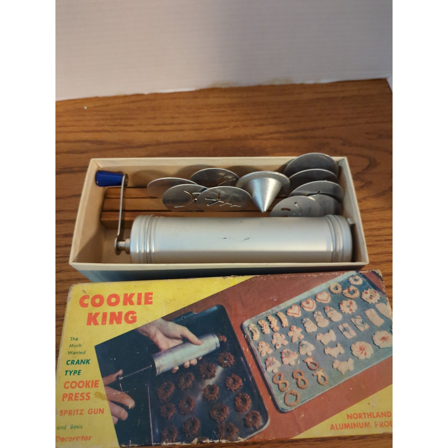 Vintage Nordic Ware Cookie King Cookie Press Pastry Maker Set Boxed