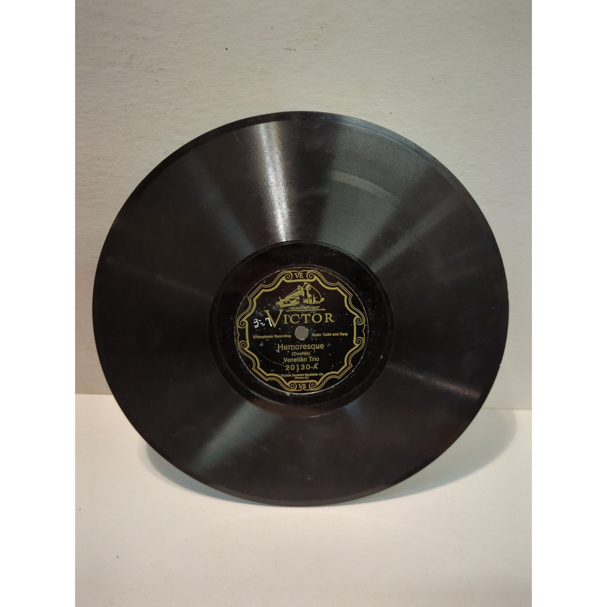 Vintage 78 Record LP Album Disc Shellac Vinyl Venetian Trio 20130 ...