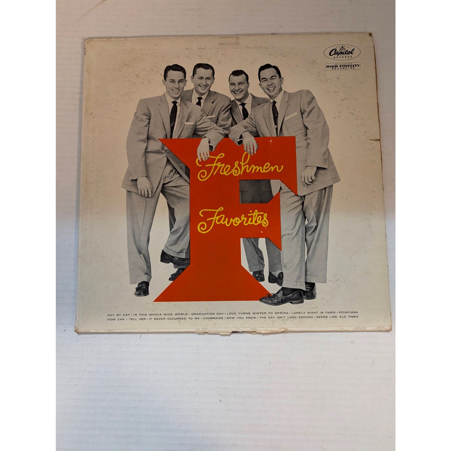Vintage Freshmen Favorites The Four Freshmen Capitol T-743 Mono Vinyl LP