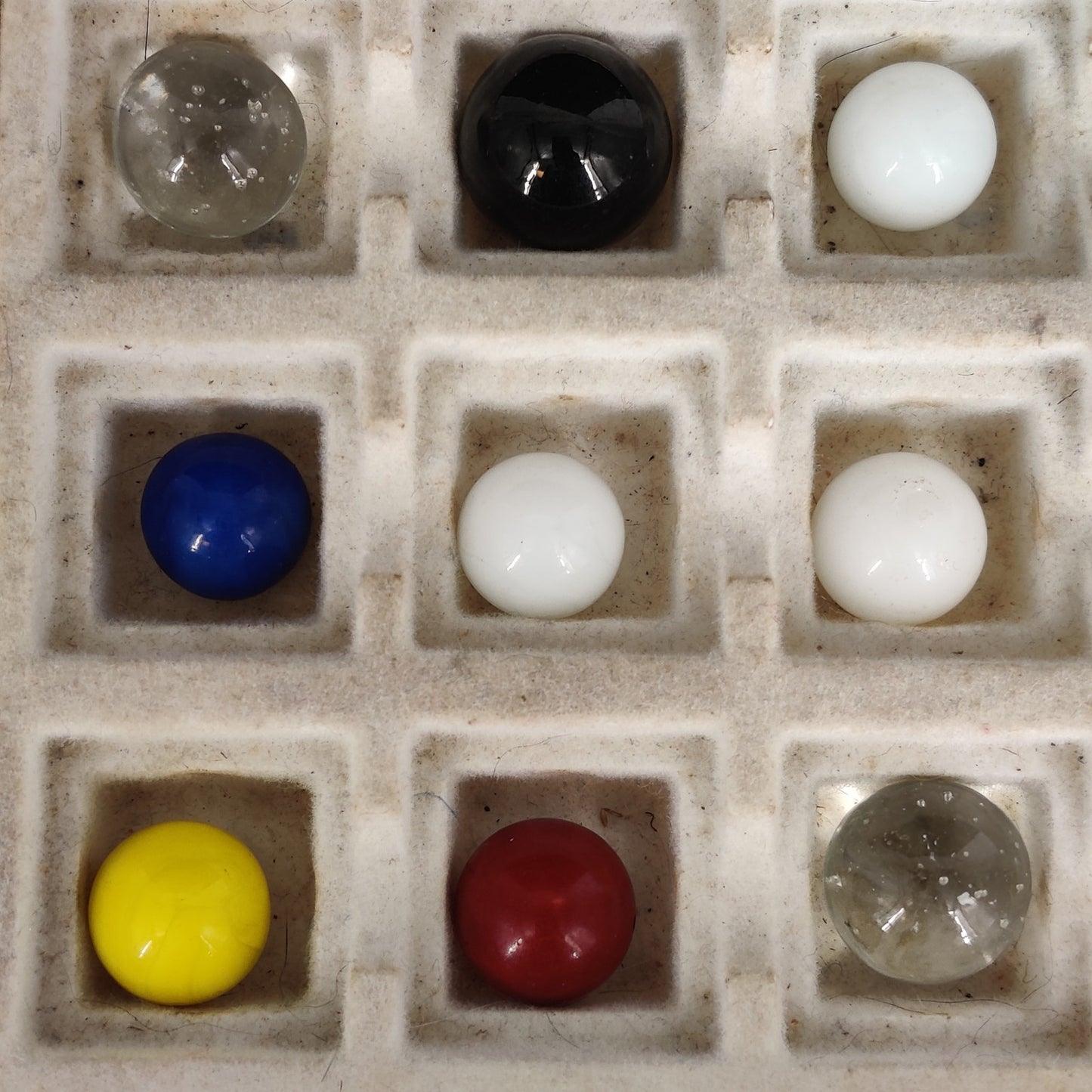 Vintage Glass Marbles Bulk Job Lot Collection 9/16" Player Size #L5 Mixed of 36