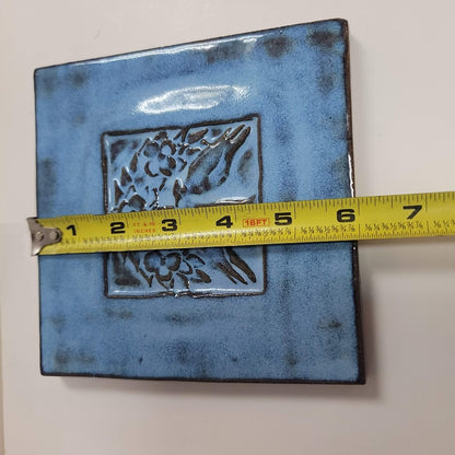 Sligo Greek Tiles Made in year 2000 Handmade 6" x 6"  Tree Life Dove Birds