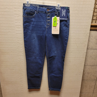 Soundstyle Womens Jamie Ankle Skinny Jeans 12/31 slim and sleek New button fly