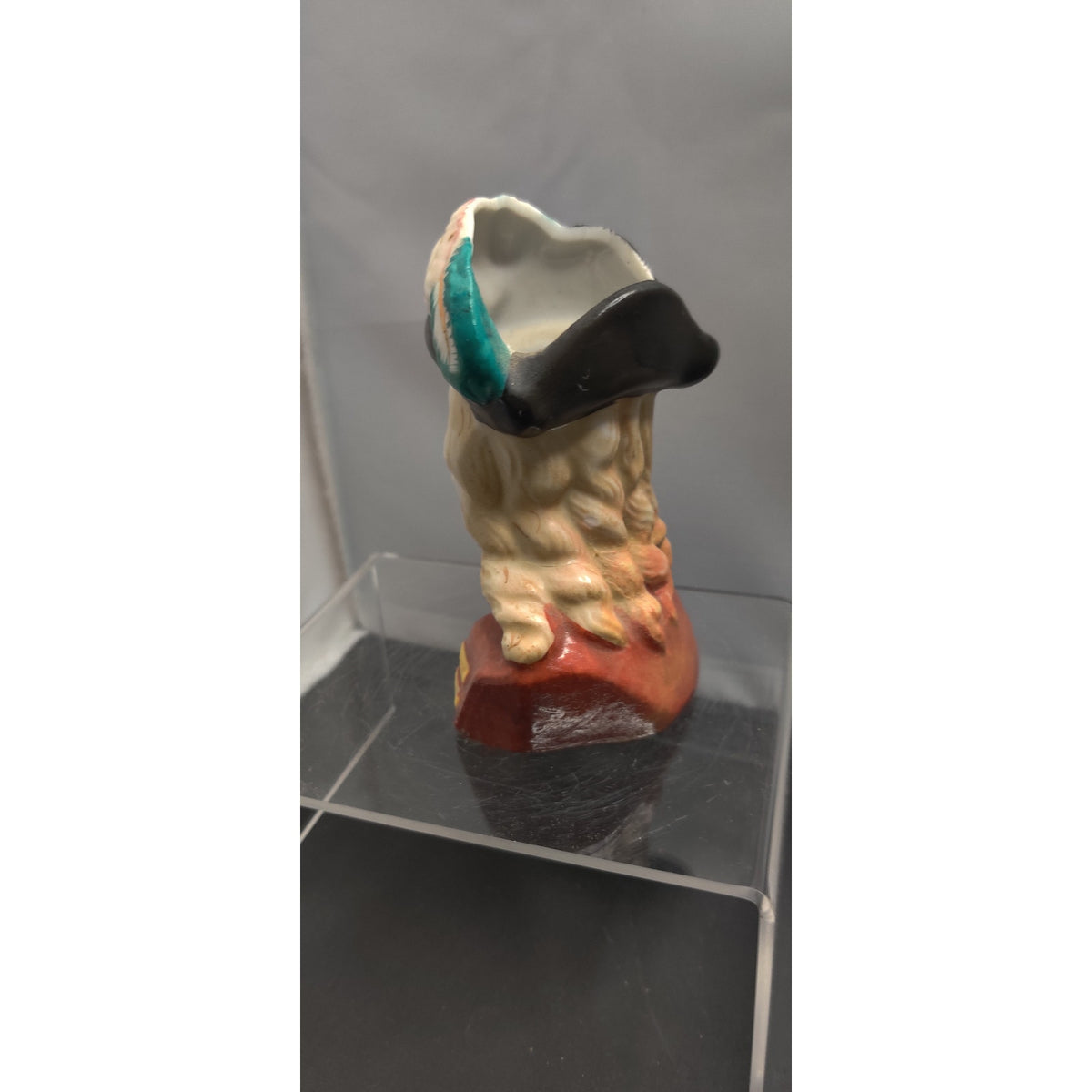 Vintage 1950s Colonial General Soldier HeadVase Planter Figurine Kitsch Regal