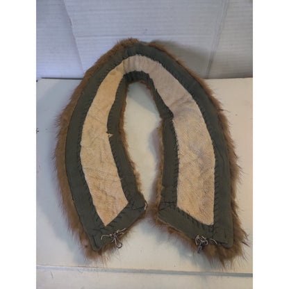 Vintage Real Fur Collar Wrap Stole Coat Collar Crafting Costume