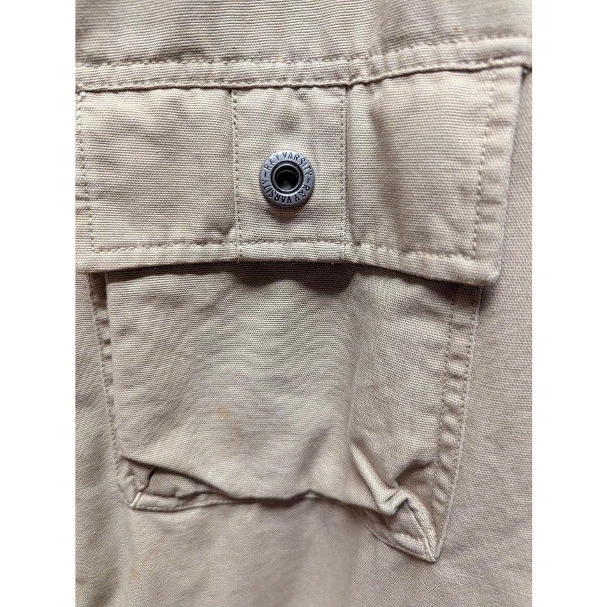 Roundtree & Yorke Outdoors Mens XL Tan Quilted Lined Utility Jacket Chore Coat