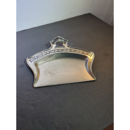 Vintage Manning Bowman Quality Butler Crumb Catcher Ash Pan Made in USA Chrome