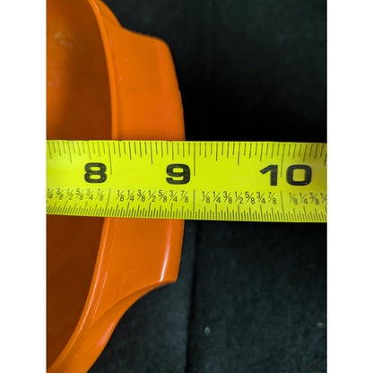 Vintage Tupperware Orange Servalier Square Mixing Bowl NO LID