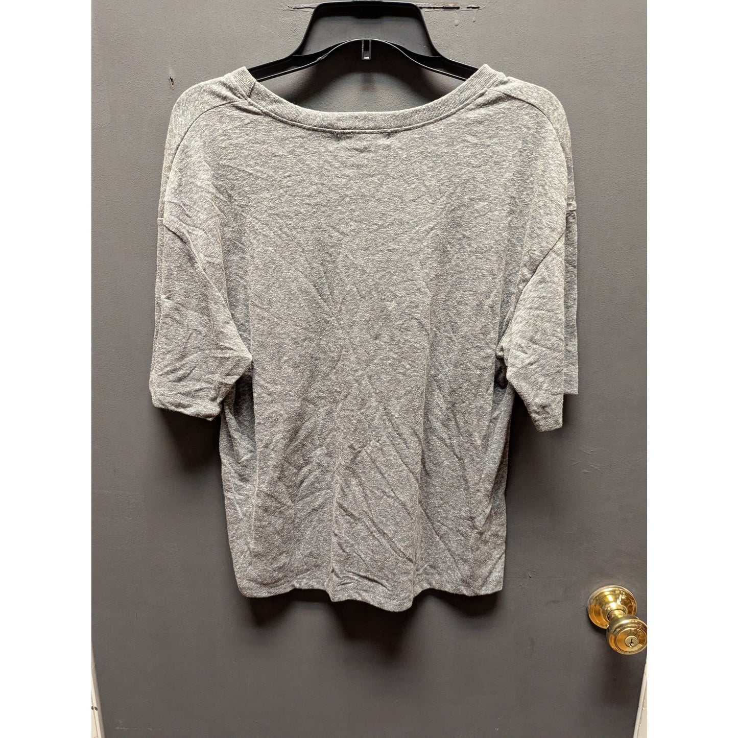 Treasure & Bond Gray "GO VOTE" Graphic Short Sleeve T-Shirt Size MEDIUM NWT