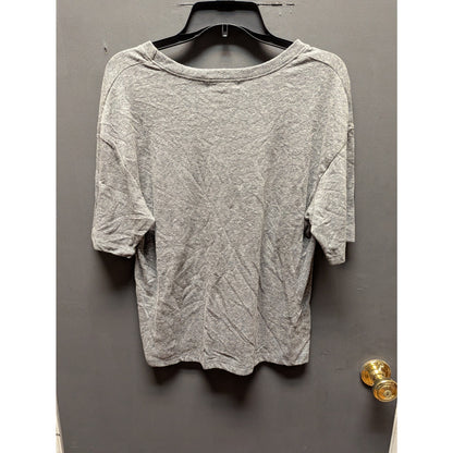 Treasure & Bond Gray "GO VOTE" Graphic Short Sleeve T-Shirt Size MEDIUM NWT
