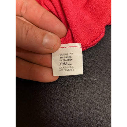 Kim & Cami Size Small Cold Should Hot Pink Blouse short sleeve top