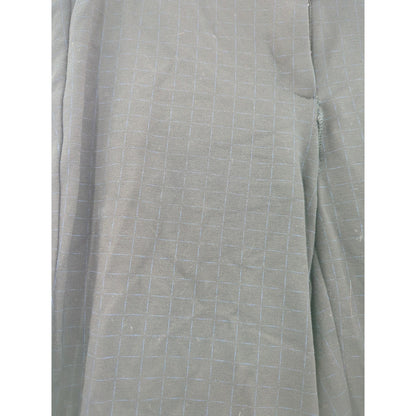 Amanda + Chelsea Women's Charcoal Gray Blue Check Flat Front Dress Pants 4