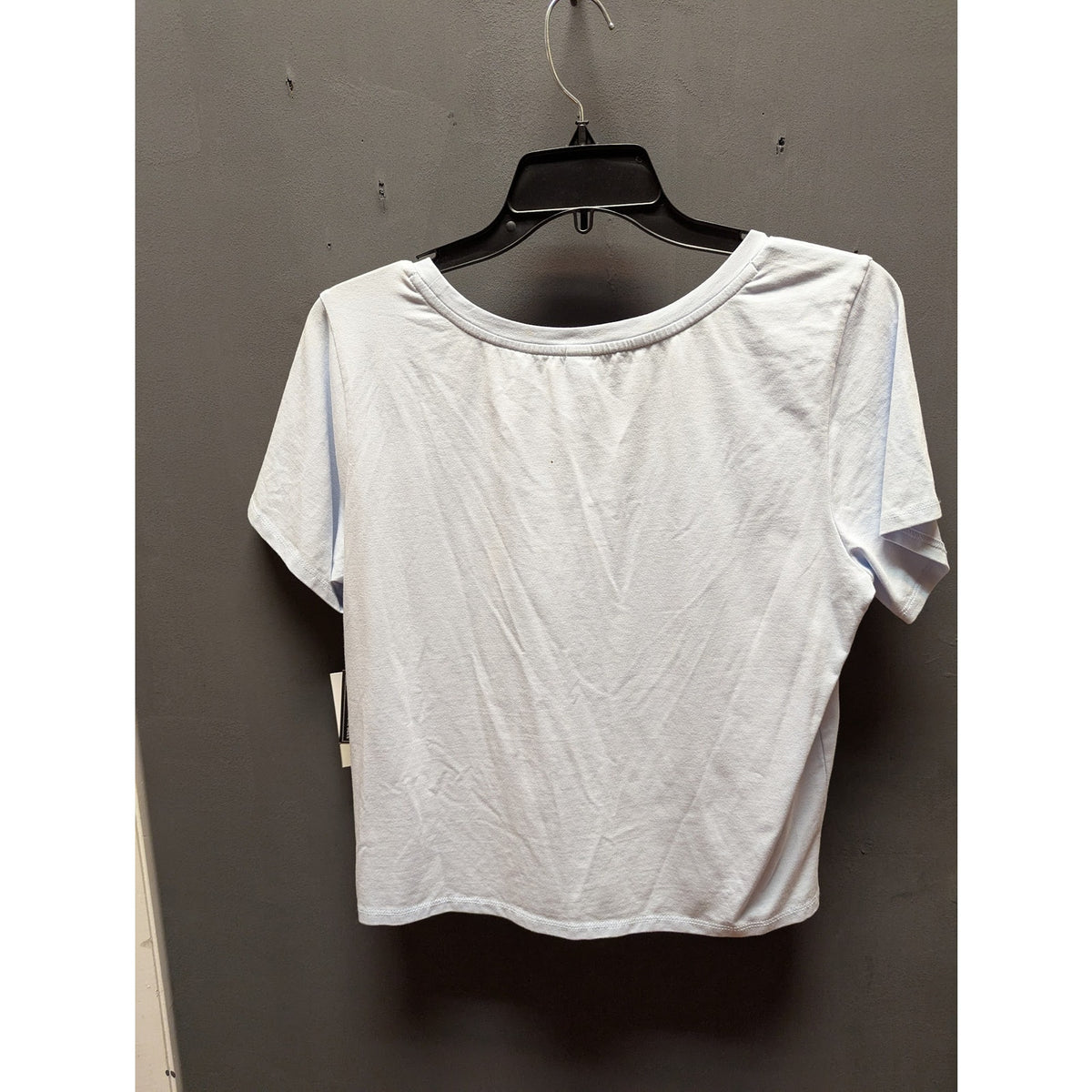 BP. blue casual Blouse crop top short sleeve casual T-shirt Tee short sleeve 1X