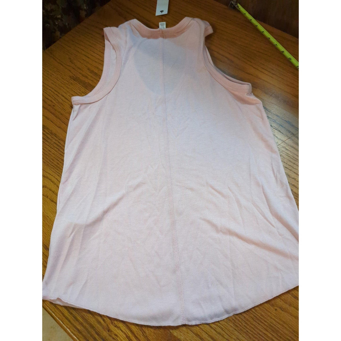 Topshop Dusty Pink V-Neck Tank Top Size 4 NEW Activewear Workout