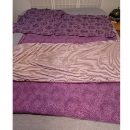 Vintage Floral Patchwork Quilt Set Bedspread 2 Pillow Shams Body Pillow Cover