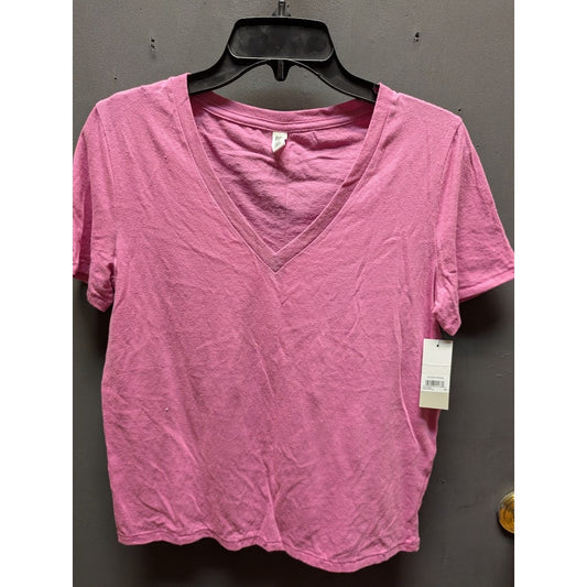 BP. Pink Surprise Size XS VNeck blouse Tshirt short sleeve top NEW casual summer