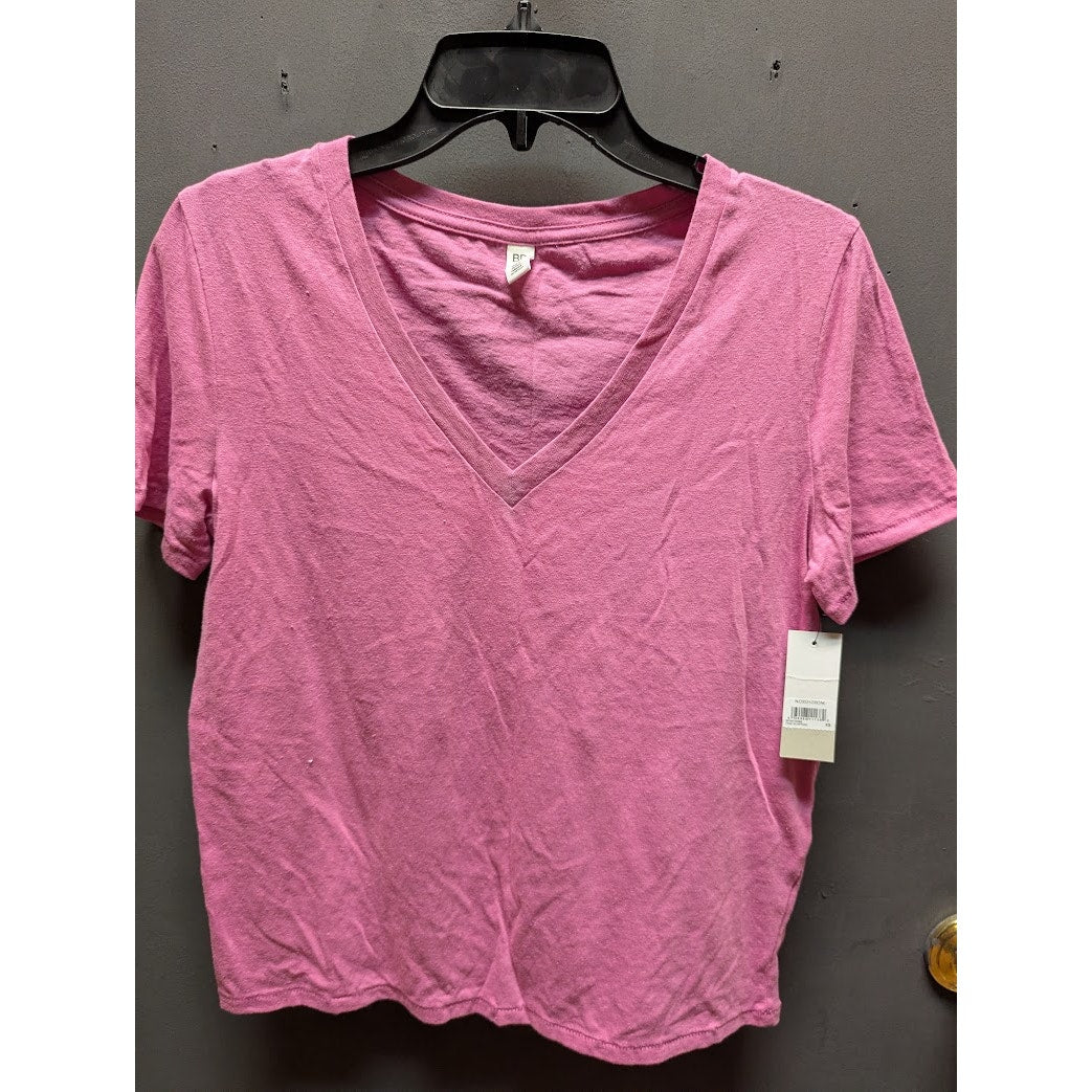 BP. Pink Surprise Size XS VNeck blouse Tshirt short sleeve top NEW casual summer