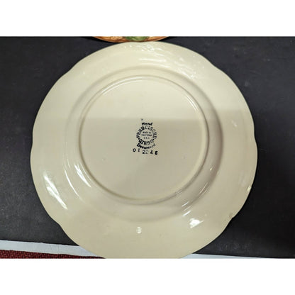 Set of 4 Vintage Franciscan Ware Red Apple Plates (2) 8" Salad (2) 9.5" Dinner