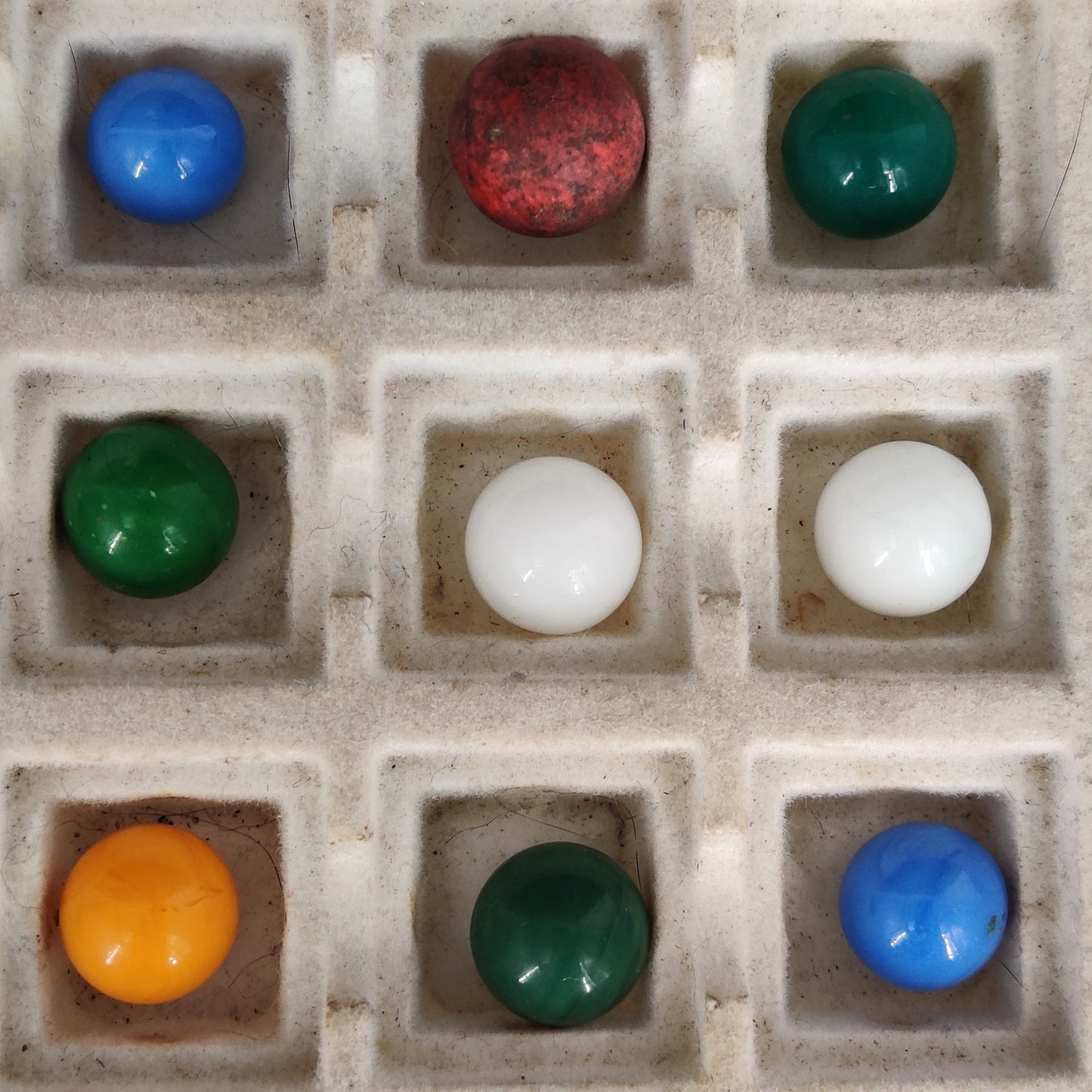 Vintage Glass Marbles Bulk Job Lot Collection 9/16" Player Size #L5 Mixed of 36
