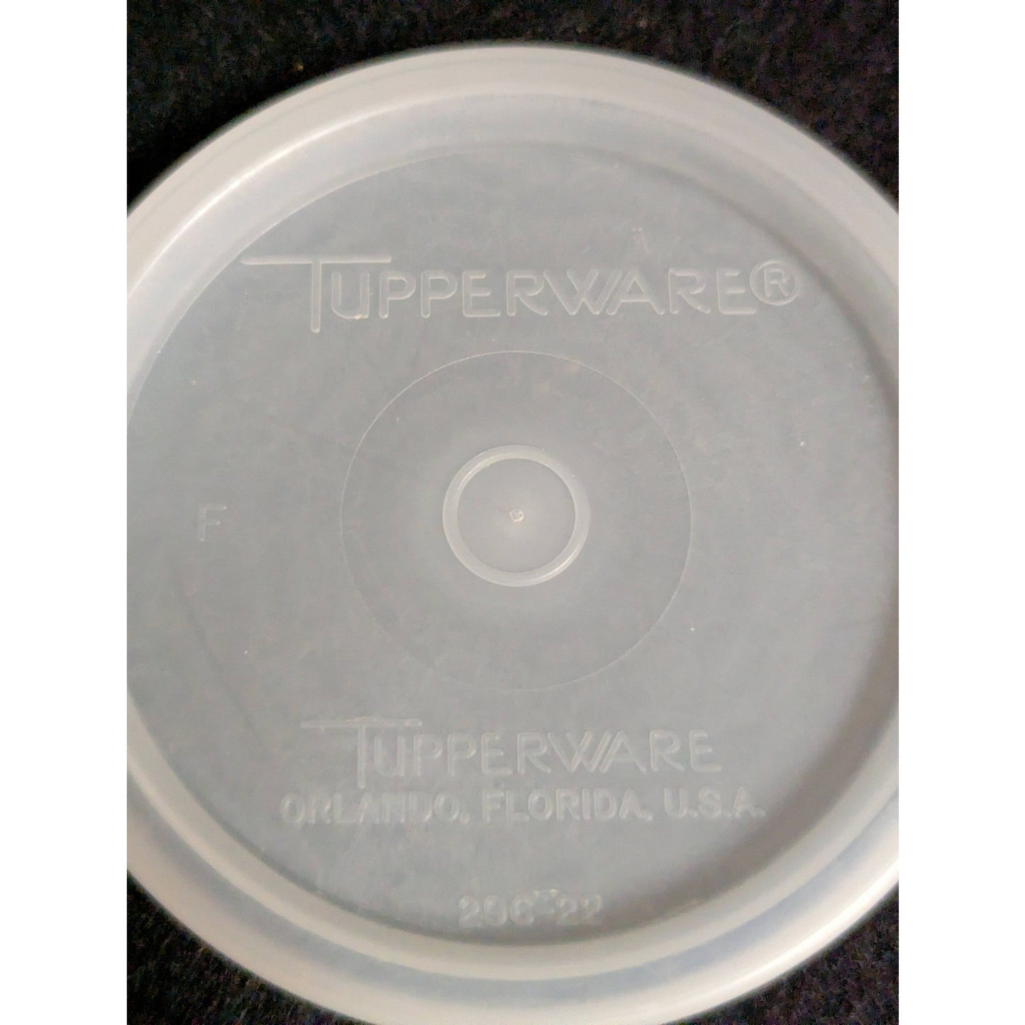 Set of 3 Small Tupperware containers Yellow and Orange