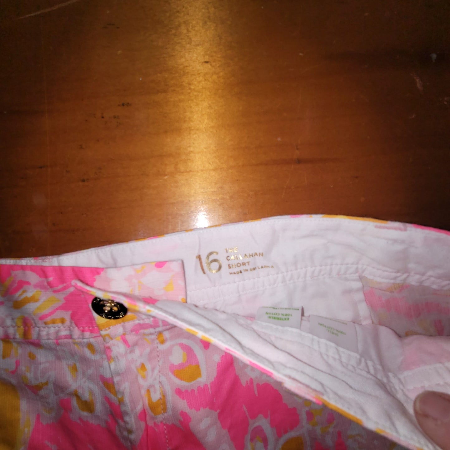 Lilly Pulitzer Callahan Shorts Size 16 Kir Royal Pink Ooh La La Print