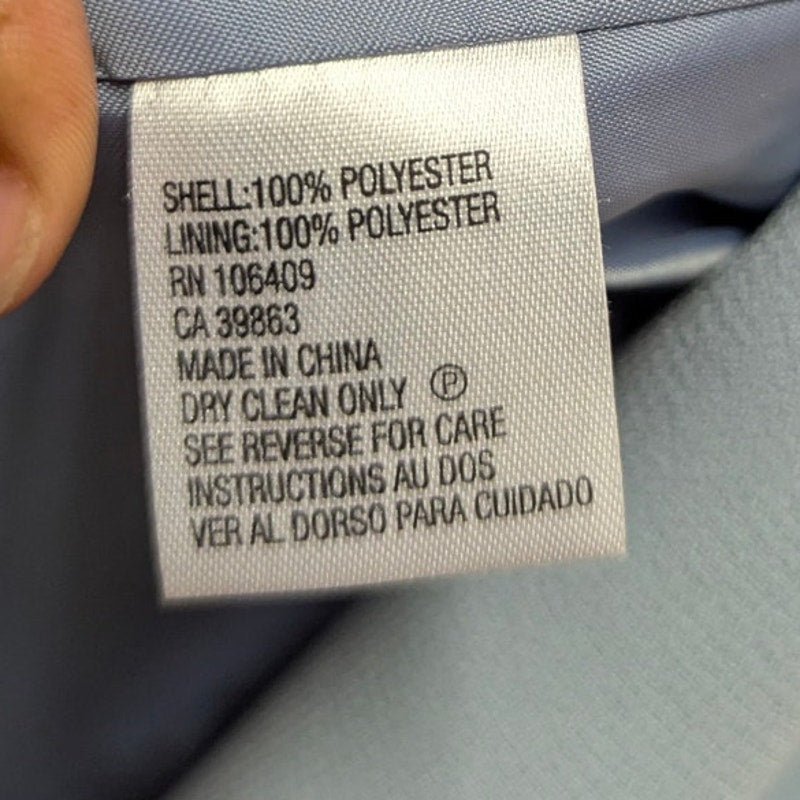 Tahari ASL Size 4P  Pastel Blue Cropped Blazer Vintage Coquette Academic Style