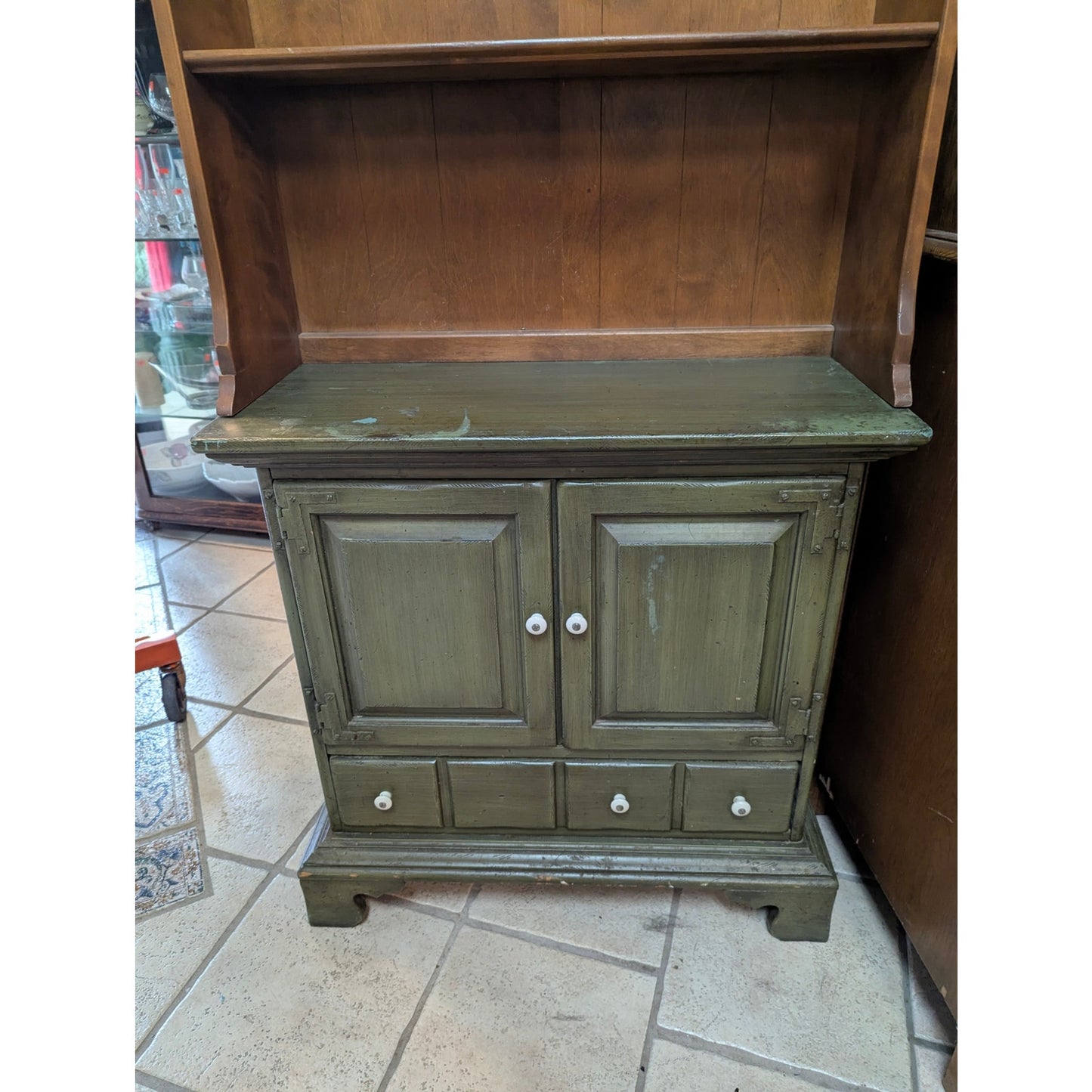 Secondhand Sandies: 2 pc storage cabinet shelf unit