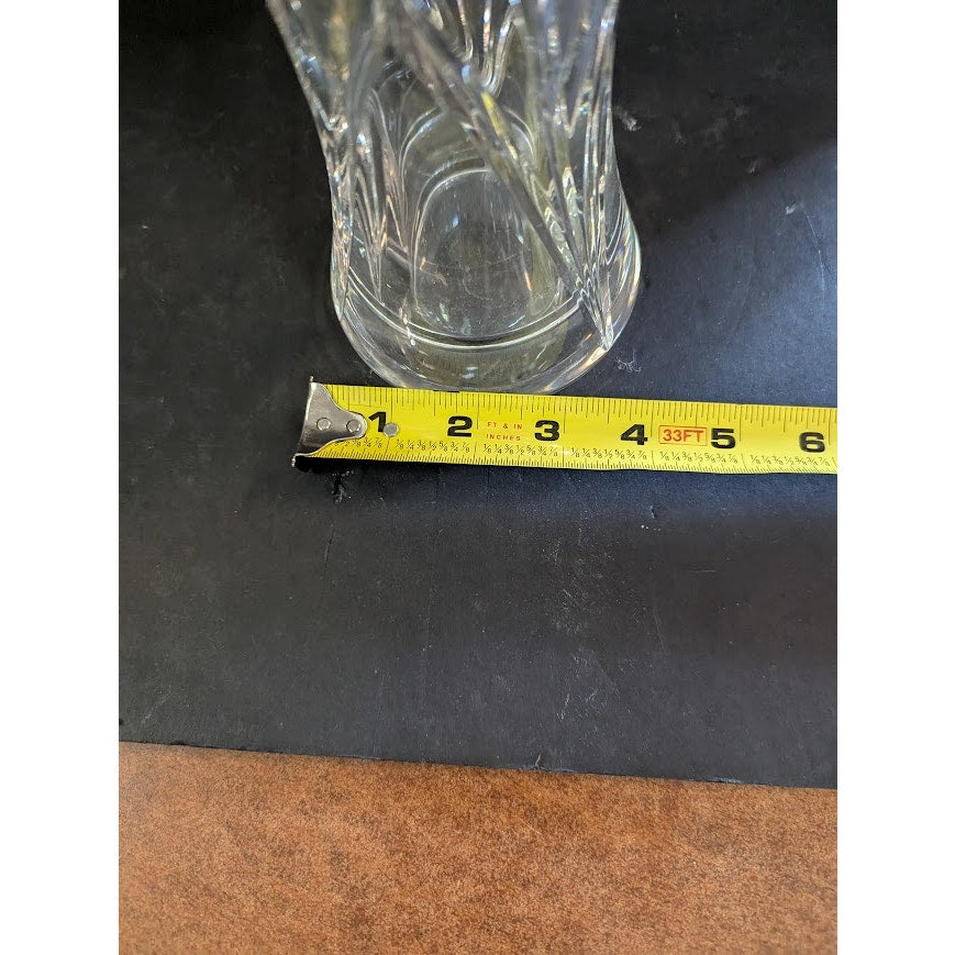 Vintage Prague Crystal, Made In The Czech Republic, 24 Percent Cut Lead Crystal