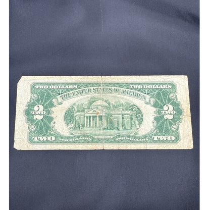 Paper Currency Bank Note USA Paper Money $2  Series 1953 C red seal
