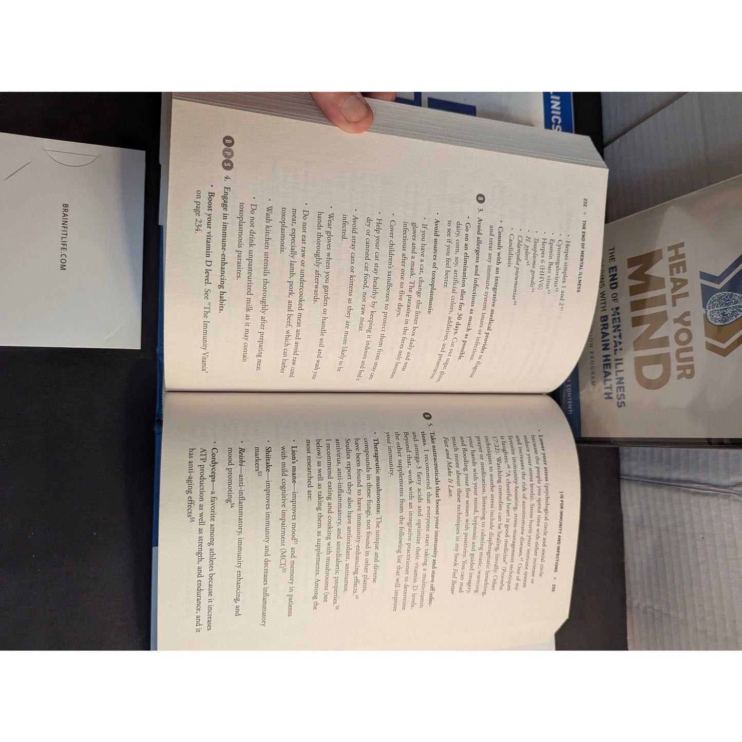 Dr Daniel Amen Change Your Brain Heal Your Mind Book & DVD Set Collection