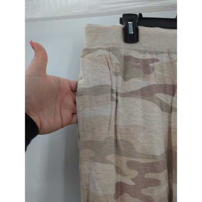 Thread & Supply NWT Tan Camo Jogger Pants Small Casual drawstring waist