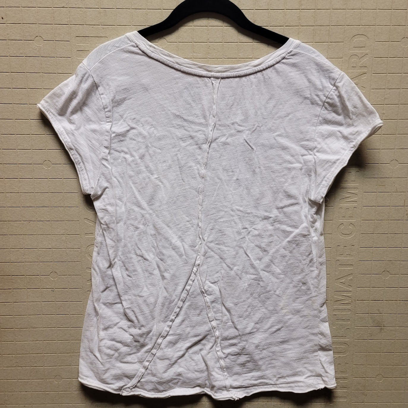 Disney Parks Size Large Short Sleeve White Mickey Cotton Faded Preowned