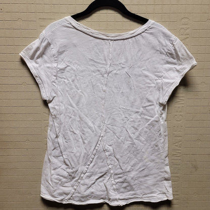 Disney Parks Size Large Short Sleeve White Mickey Cotton Faded Preowned