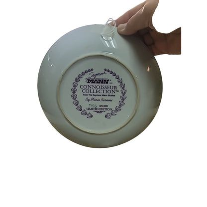 Seymour Mann Connoisseur hummingbird 3D plate 7085 #25,000 w/stand Edition DECOR