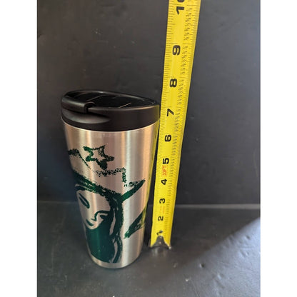 Starbucks Tumbler Thermal Travel Mug Coffee Tea Lid 16 Ounce stainless steel