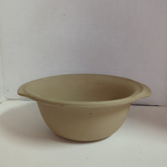 Pampered Chef Stoneware Baking Bowl Family Heritage 10" pre-owned Stone Color